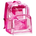 thumbnail image 1 of Mochila Vorspack de PVC transparente, resistente, rosa, 1 of 6