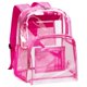 thumbnail image 1 of Mochila Vorspack de PVC transparente, resistente, rosa, 1 of 6