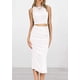 thumbnail image 2 of Conjunto de 2 Piezas para Mujer PRETTYGARDEN Falda Midi Blanca XL, 2 of 8