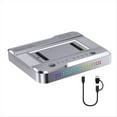 thumbnail image 1 of Dual-Bay M.2 NVME NGFF SSD Docking Station with RGB, USB3.2 GEN2 Type C 20Gbps Data Transfer, OFFline Cloner Duplicator, 1 of 8