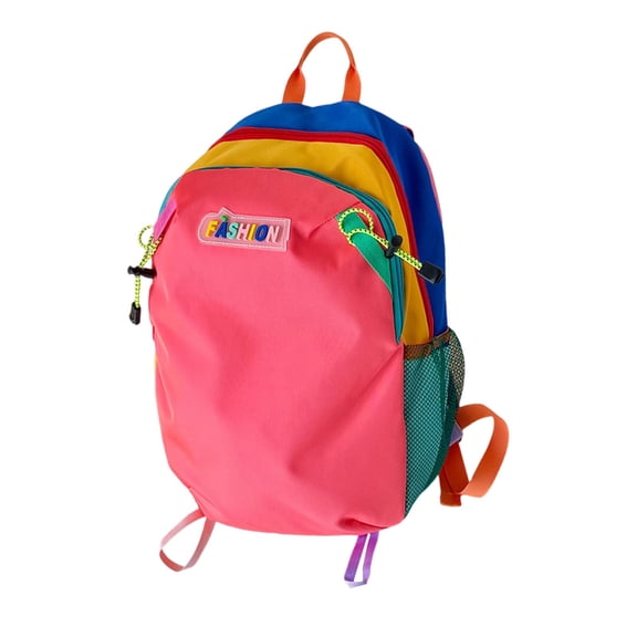 WMGHA Water Resistant Classic Backpack for School – School Bag with Side Pockets, Lightweight Travel Bookbag – For Primary, Elementary, Teenage, Middle School Students