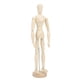 thumbnail image 4 of Mini maniquí de madera de 16 pulgadas, flexible, giratorio, para dibujar bocetos, figuras de madera, modelos articulados, rompecabezas, juguetes, decoraciones para el hogar, 4 of 15