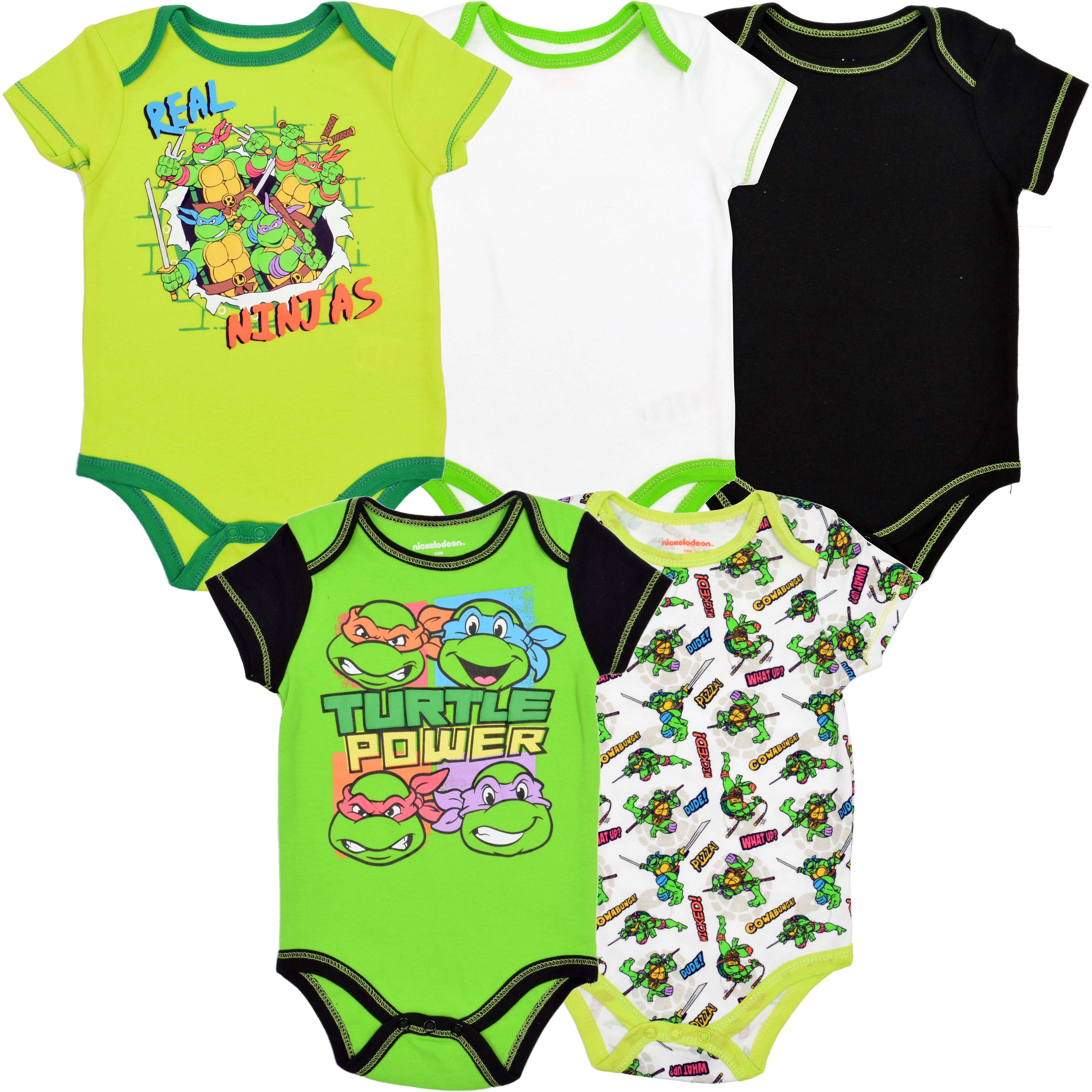 Nickelodeon Teenage Mutant Ninja Turtles Baby Boys Bodysuit & Shorts 3/6 Months