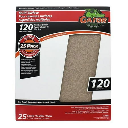 

Ali Industries 9 x 11 in. 120 Grit Sandpaper