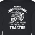 thumbnail image 4 of Inktastic Old Man Tractor Long Sleeve T-Shirt, 4 of 5