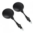 thumbnail image 2 of 1 Pair of Universal Motorcycle Motorbike Rearview Side Mirrors With 10mm Installing Screw, 2 of 12