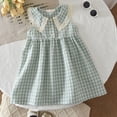 thumbnail image 2 of CAUYDY Toddler Girls Summer Dress Little Girl Ruffle Fly Sleeve Casual Sundress Cute Outfit for Kids 2T 3T 4T 5T 6T Baby Girl Summer Clothes (Sizes 4-5 Years,D1-Green), 2 of 7