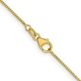 thumbnail image 4 of Auriga Fine Jewelry 18K Yellow Gold 0.7mm Box Chain Necklace 20inch for Women, 4 of 6