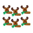 thumbnail image 3 of 6 uds alce Santa Claus bebidas marcadores decorativos taza decoración encantos ornamento conjunto duradero para vacaciones Otro SOLEDAD beber marcadores, 3 of 7
