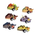 thumbnail image 2 of Coches de juguete Hugo 6 piezas con forma de dinosaurio, 2 of 10
