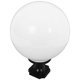 thumbnail image 2 of Pantalla de repuesto para lámpara de globo acrílico, accesorio de iluminación exterior, pantalla de lámpara de jardín exterior, pantalla de lámpara redonda acrílica de repuesto E27, 2 of 8