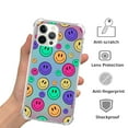 thumbnail image 2 of Colorful Smiley Face Case for iPhone 14 Pro Max,Aesthetic Art Design TPU Bumper Cover Case, 2 of 5