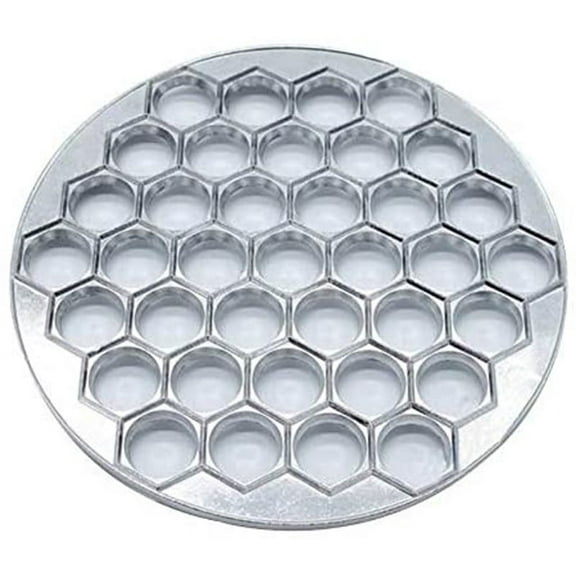 Russian Pelmeni Maker, 37-Hole Metal Ravioli Mold, Professional Chef Quality, Aluminum Alloy Construction, Quick & Effortless Homemade Dumplings, Time-Saving Tool For Your