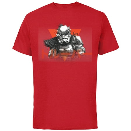 Star Wars: Visions Anime The Duel Japanese Stormtrooper - Short Sleeve Cotton T-Shirt for Adults - Customized-Red