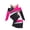 Pink, variant on MSemis Kids Girls Sparkly Sequin Gymnastic Leotard and Shorts Set