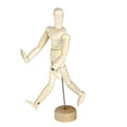 thumbnail image 4 of Wood Figure W/ Stand Flexible Joints Painters Students Sketch Model, 4 of 8