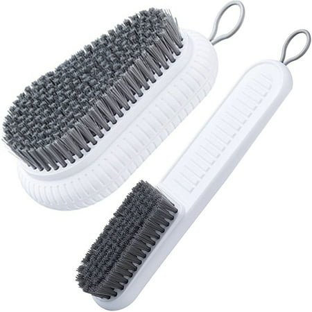 

Cleaning Brush Soft Bristle Brush Laundry Scrub Brush Clothes Underwear Shoes Scrubbing Brush Easy to Grip Household Cleaning Brushes Tool for Countertops Bathtubs (White)