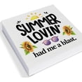 thumbnail image 4 of Zomyto 5"x5" Summer Loving Wood Box Sign Desk Decor Summer Vacation Wood Block Sign Decor for Home Cabin Beach House Shelf Wall, 4 of 7
