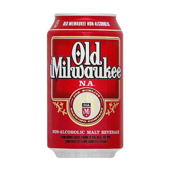 Cerveza clara Old Milwaukee sin alcohol 6 latas de 355 ml c/u