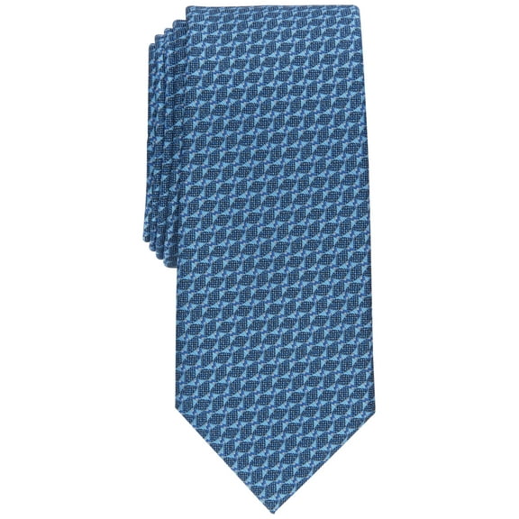 Alfani Mens Slim fit Tie Necktie One Size Blue Multi Millbrook
