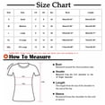 thumbnail image 3 of Moda Mujer Causal V-Cuello Día de la independencia Blusa con estampado de encaje Camiseta de manga corta Tops de verano Fridja hjk4277, 3 of 4