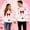 *White, variant on ClodeEU Womens Valentine's Day Matching Set, Bow and Heart Print Crewneck Sweatshirt For Festival Gift White,Womens Plus XL