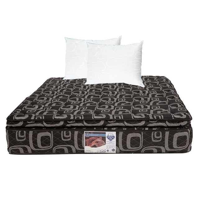 Colchón Queen Size + 2 Almohadas Osos Spring Air Morgan
