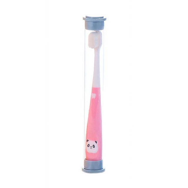 Cepillo de dientes para niños de diez mil cabellos, protección dental, cabello suave, cabello ultrafino, juego de cepillos de dientes para niños de 2 a 12 años