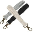 thumbnail image 4 of Entireivity 3pcs Women Key Chains Wristlet Keychain Pendant Weaving Purse Hanging Charms, 4 of 8