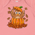 thumbnail image 4 of Inktastic Owl in a Pumpkin- Cute for Halloween and Thanksgiving Boys or Girls Baby Bodysuit, 4 of 5