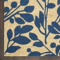 thumbnail image 5 of Nourison Greetings Indoor/Outdoor Navy Botanical 1'6" x 2'4" Door Mat, (2' x 2'), 5 of 7