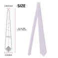 thumbnail image 3 of Sigee Purple Checkboard for Elegant Men's Necktie,Classic Tie for Formal and Casual Occasions, 3 of 9