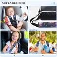 thumbnail image 5 of WOBOGO Gilt Blue Marbles Seat Belt Cover 2 Piece Soft Comfort Driving Shoulder Pad Suitable for All Cars and Backpacks, 5 of 8