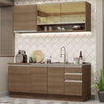 thumbnail image 2 of Cocina Integral 180cm Marrón Glamy Madesa 06, 2 of 5