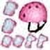 Somnr Kids Bike Helmet, Toddler Helmet for Ages 8-14 Boys Girls with Sports Protective Gear Set Knee Elbow Wrist Pads for Skateboard Cycling Scooter Rollerblading-Pink