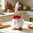 thumbnail image 2 of AuroraX 23 inch Porch Goose Christmas Outfit , 17-19 inch Xmas Collar Costumes Porch Goose Clothes Sets Winter Seasonal Christmas Decorations Outdoor Adjustable Neck Ring Accessories, 2 of 6