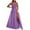 Purple, variant on JGGSPWM Women's Sleeveless V Neck Maxi Dress High Slit Ruched Dresses Purple M