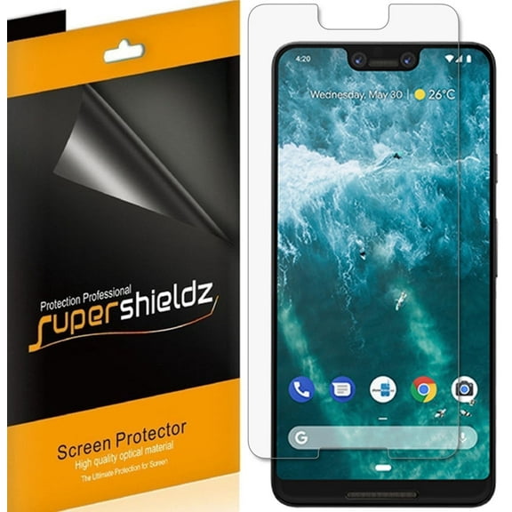 [6-Pack] Supershieldz for Google (Pixel 3 XL) Screen Protector, Anti-Glare & Anti-Fingerprint (Matte) Shield