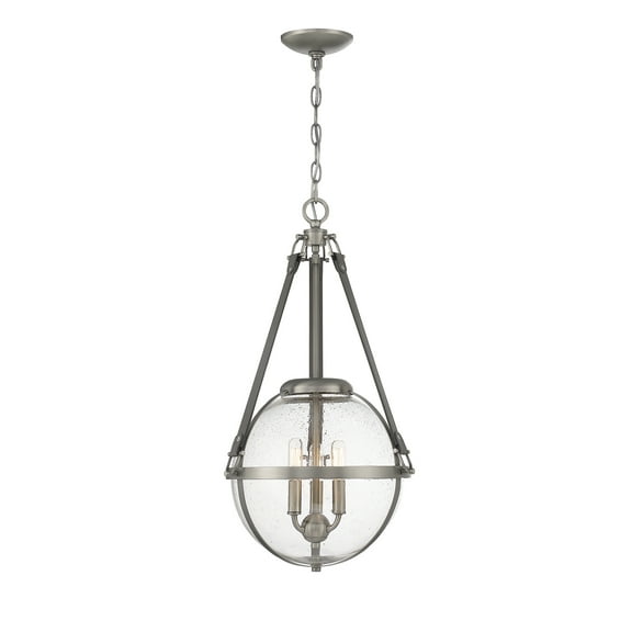 Bozeman 3-Light Pendant in Antique Nickel