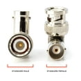 thumbnail image 4 of THE CIMPLE CO - Right Angle BNC Connector - BNC Male to Female Elbow Adapter - 10 PCS, 4 of 9