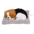 thumbnail image 2 of Animal De Peluche De Pug, Juguete De Felpa Interactiva Perro Falso Acurrucado Cachorro Electrónica Mascotas Perros Adorables Para Dormir Para Niños Dormidos Juguetes Decoraciones, 2 of 7