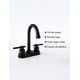 thumbnail image 4 of Mezcladora para lavabo Maxims de baño plástico ABS negro mate 2 manerales, 4 of 5