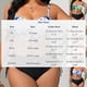thumbnail image 3 of Trajes de baño Amzcrzy Tankini para mujer, moda para mujer, traje de baño de talla grande, traje de baño estampado con tirantes laterales, traje de baño dividido, traje de baño negro, 2XL, 3 of 8