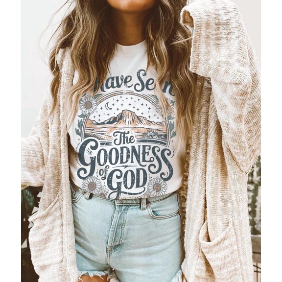 Goodness Of God T-Shirt, Bible Verse Religious Graphic Tee