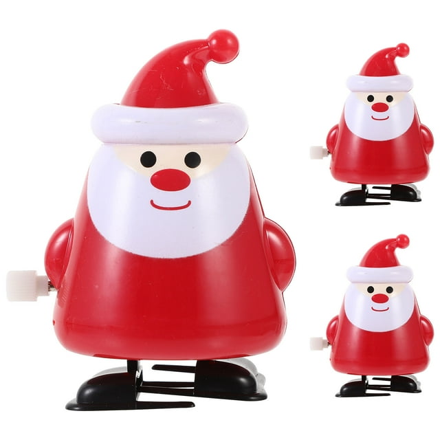 3 Pcs Jouets à Remonter Thème Noël Jouets à Remontoir Fournitures de Fête Cadeaux de Noël