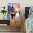 thumbnail image 5 of Sunset Tram Canvas Painting， Suitable for Living Room， Bedroom，Dining Room， and Hallway Decoration, 5 of 8