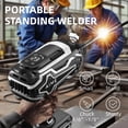thumbnail image 5 of 110V Portable Handheld Welder Gun IGBT Inverter Welding Machine 20 120A With Auto Darkening Goggles Hot Start Arc Force Extended Copper Ground Cable For Metal DIY And Repair, 5 of 13