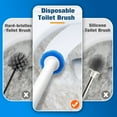 thumbnail image 5 of NEWE Disposable Toilet Brush with Tweezers with 42PCS Refills, 5 of 7