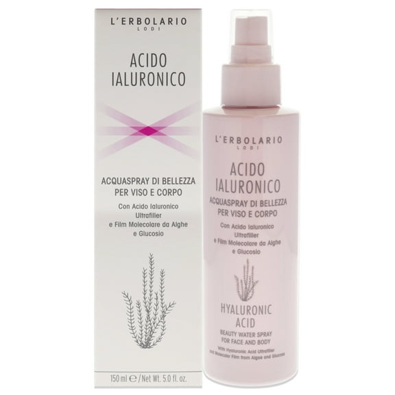 L'Erbolario Hyaluronic Acid Beauty Water Spray for Face and Body, 5 oz