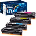 thumbnail image 1 of Valuetoner Cartucho De Tóner Compatible De Repuesto Para Hp 131X 131A Cf210X Cf211A Cf212A Cf213A Para Impresora Laserjet Pro 200 Color Mfp M276Nw M251Nw M251N M276N (Negro Cian Magenta Amarillo), 1 of 1